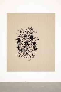 Senza titolo, 2018. Ricamo a mano su lino, 230x190